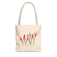 Whimsical Garden Tote Bag Delicate Blooms