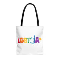 LGBTQIA+ Holiday Pride Polyester Tote Bag