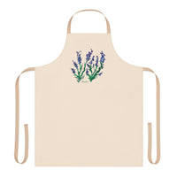 Whimsical Garden Purple Blooms Apron