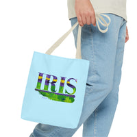 Iris Garden Tote In Purple and Green