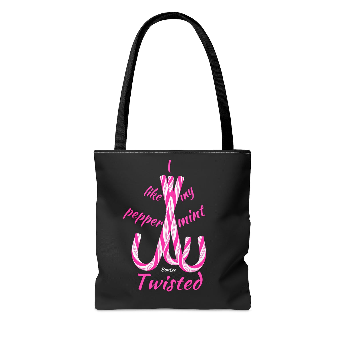 I Like My Peppermint Twisted Polyester Tote Bag