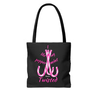 I Like My Peppermint Twisted Polyester Tote Bag