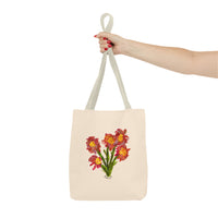 Whimsical Garden Tote Bag Bright Blooms