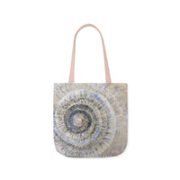 Starburst by Lenny Pinna, Original Acrylic With Palette Knife Polyester Canvas Tote Bag