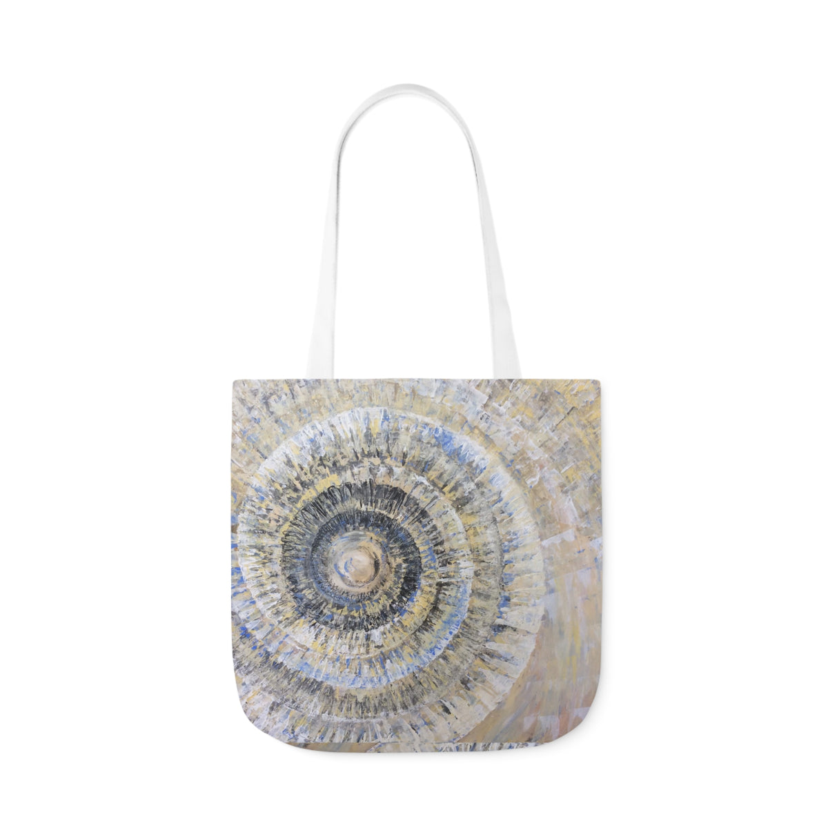 Starburst by Lenny Pinna, Original Acrylic With Palette Knife Polyester Canvas Tote Bag