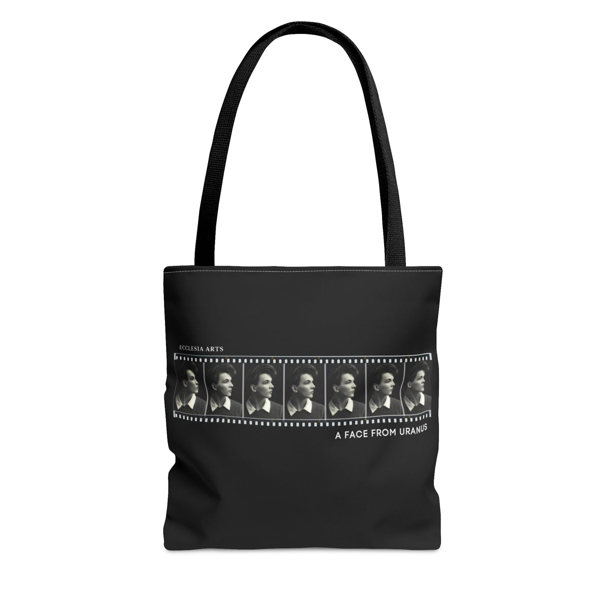 Tedd Burr Tee: A Face From Uranus Polyester Tote Bag