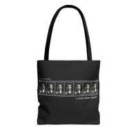 Tedd Burr Tee: A Face From Uranus Polyester Tote Bag