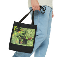 Waterlilies at The Getty Villa, Photograph by Lenny Pinna Tote Bag