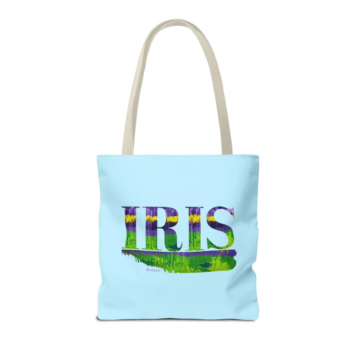 Iris Garden Tote In Purple and Green