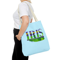 Iris Garden Tote In Purple and Green