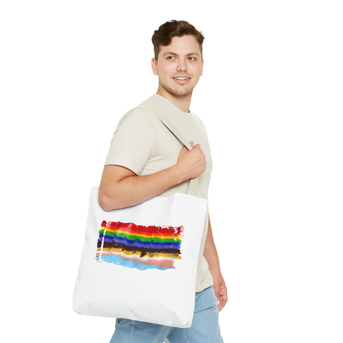 Pride Flag 2024 Tote - Select Your City On The Back!