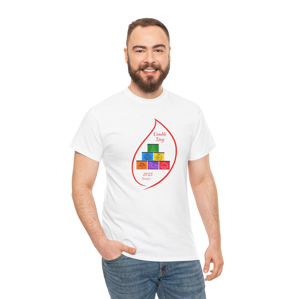Candle Day 2025 Tee Shirt by BonLeo