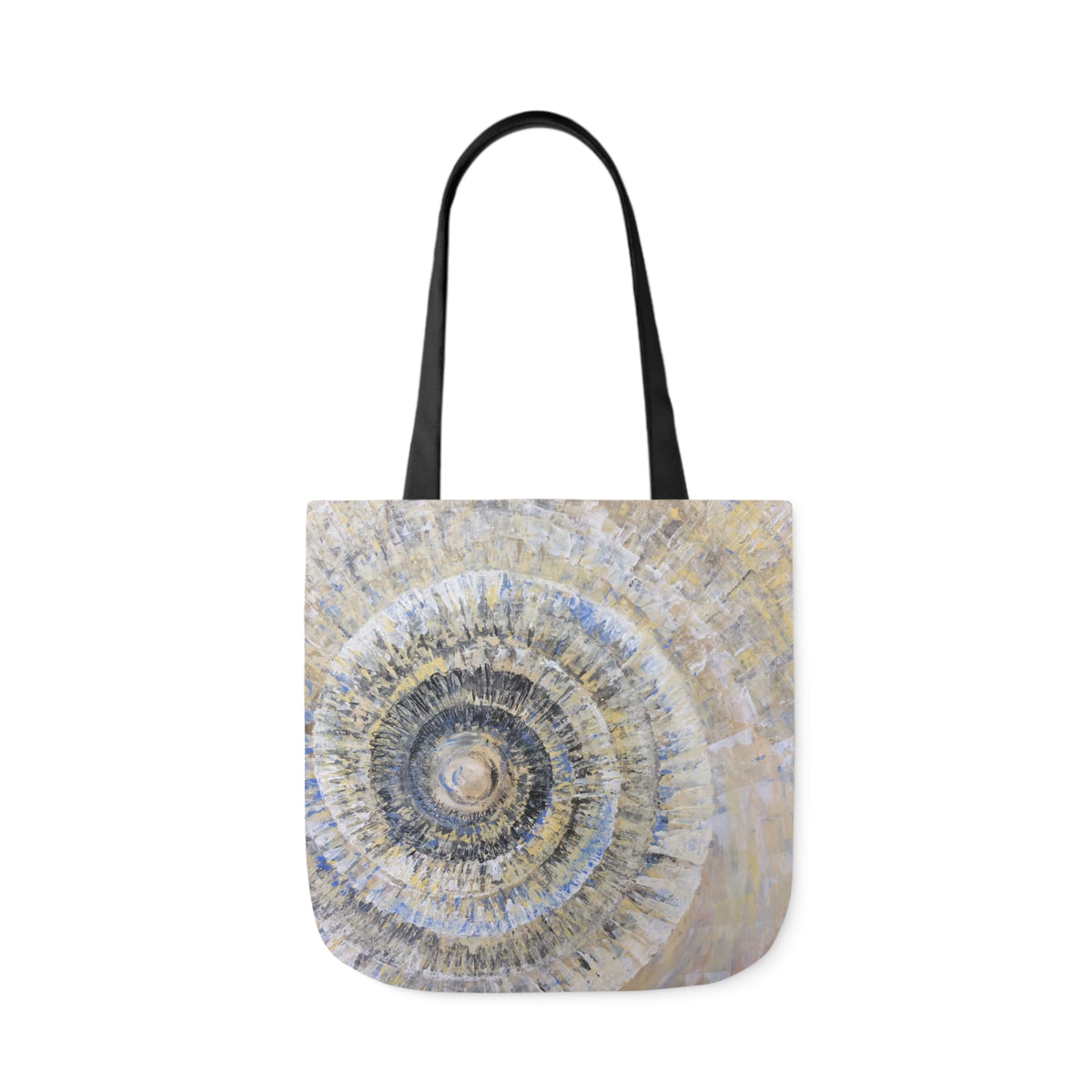 Starburst by Lenny Pinna, Original Acrylic With Palette Knife Polyester Canvas Tote Bag