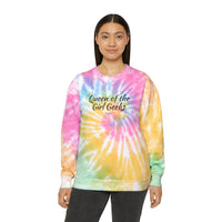 Queen of the Girl Geeks Unisex Tie-Dye Sweatshirt