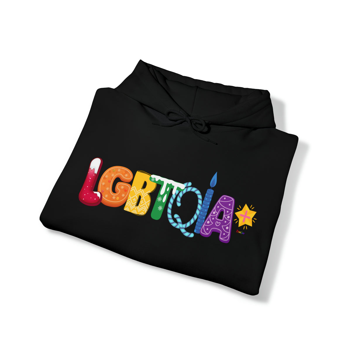 LGBTQIA+ Holiday Pride Hoodie