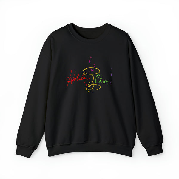 Holiday Cheer Neon Celebration Unisex Heavy Blend Crewneck Sweatshirt