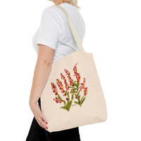 Whimsical Garden Tote Bag Orange Blooms