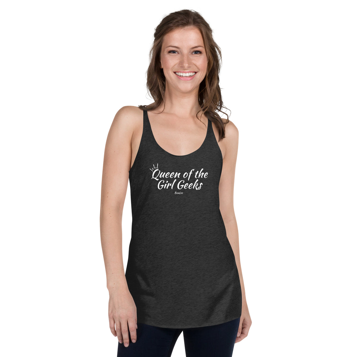 Queen of the Girl Geeks Women's Racerback Tank