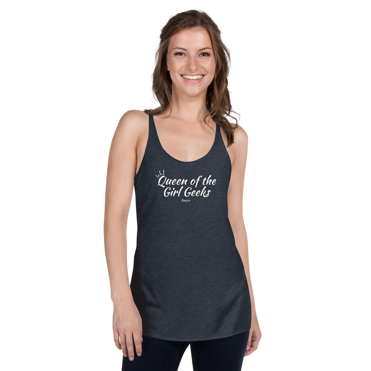 Queen of the Girl Geeks Women's Racerback Tank