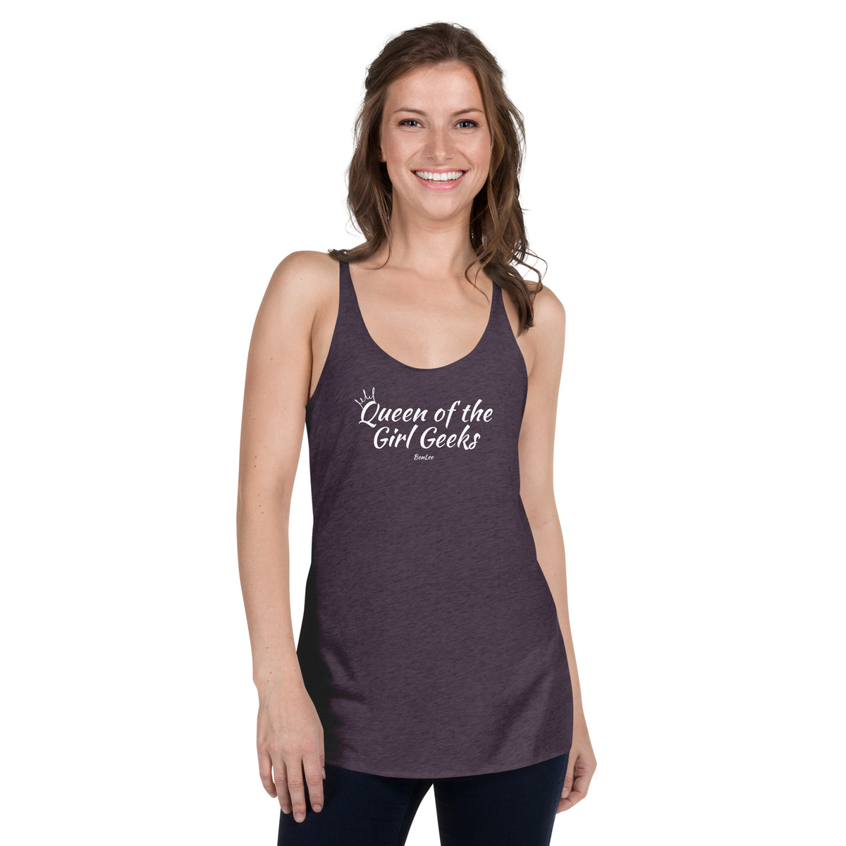 Queen of the Girl Geeks Women's Racerback Tank