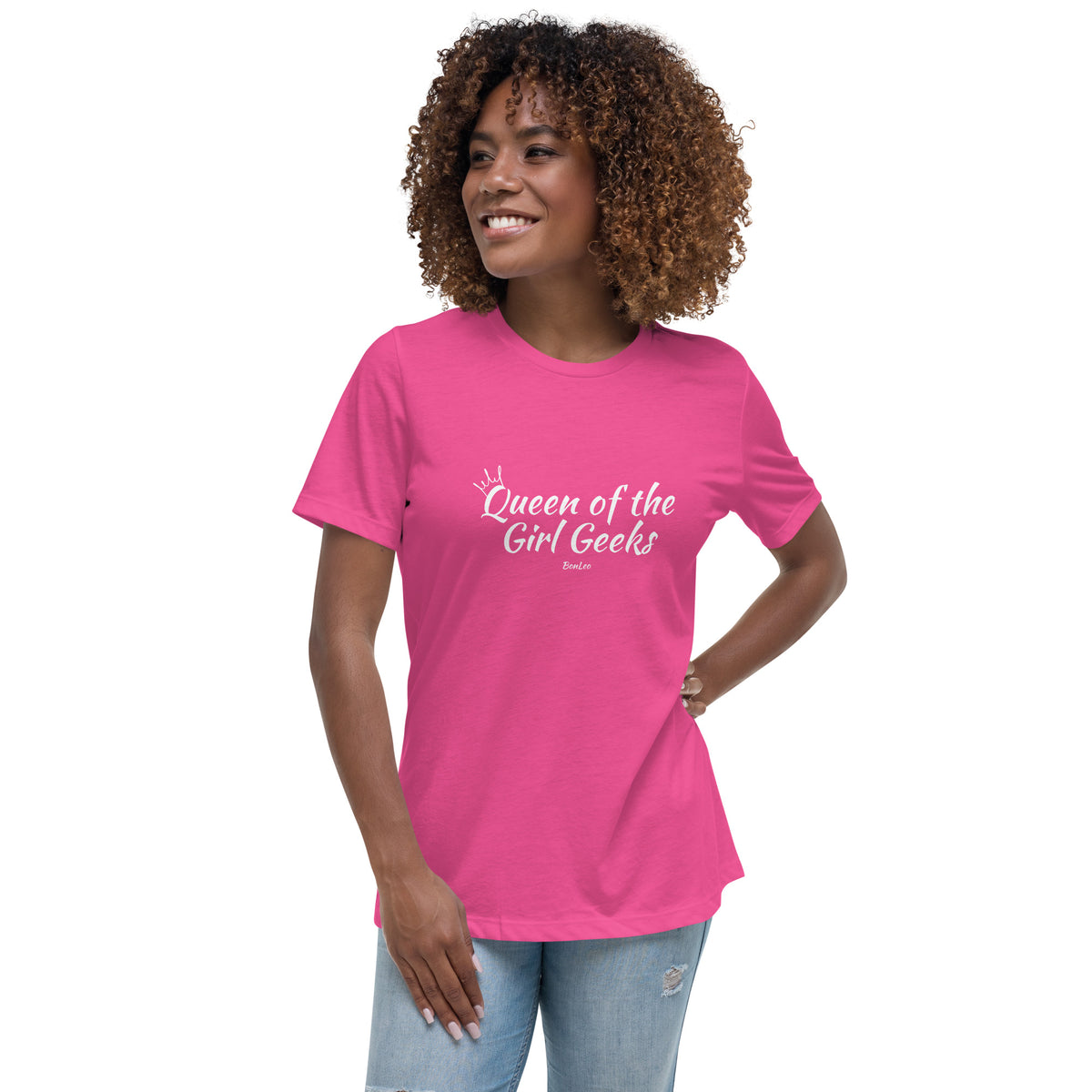 Queen of the Girl Geeks Women's Relaxed T-Shirt